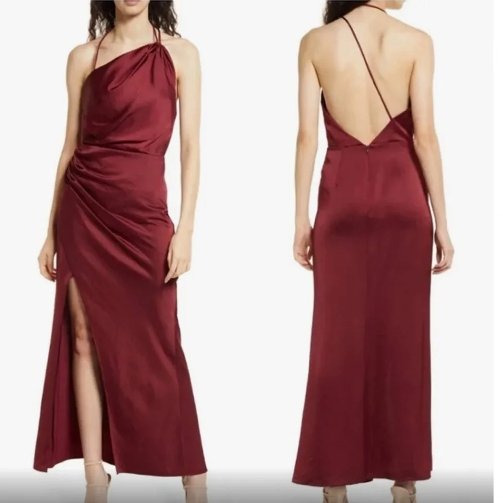 NWOT Significant Other Gracie one shoulder cocktail maxi dress. Size US2. - Picture 1 of 11